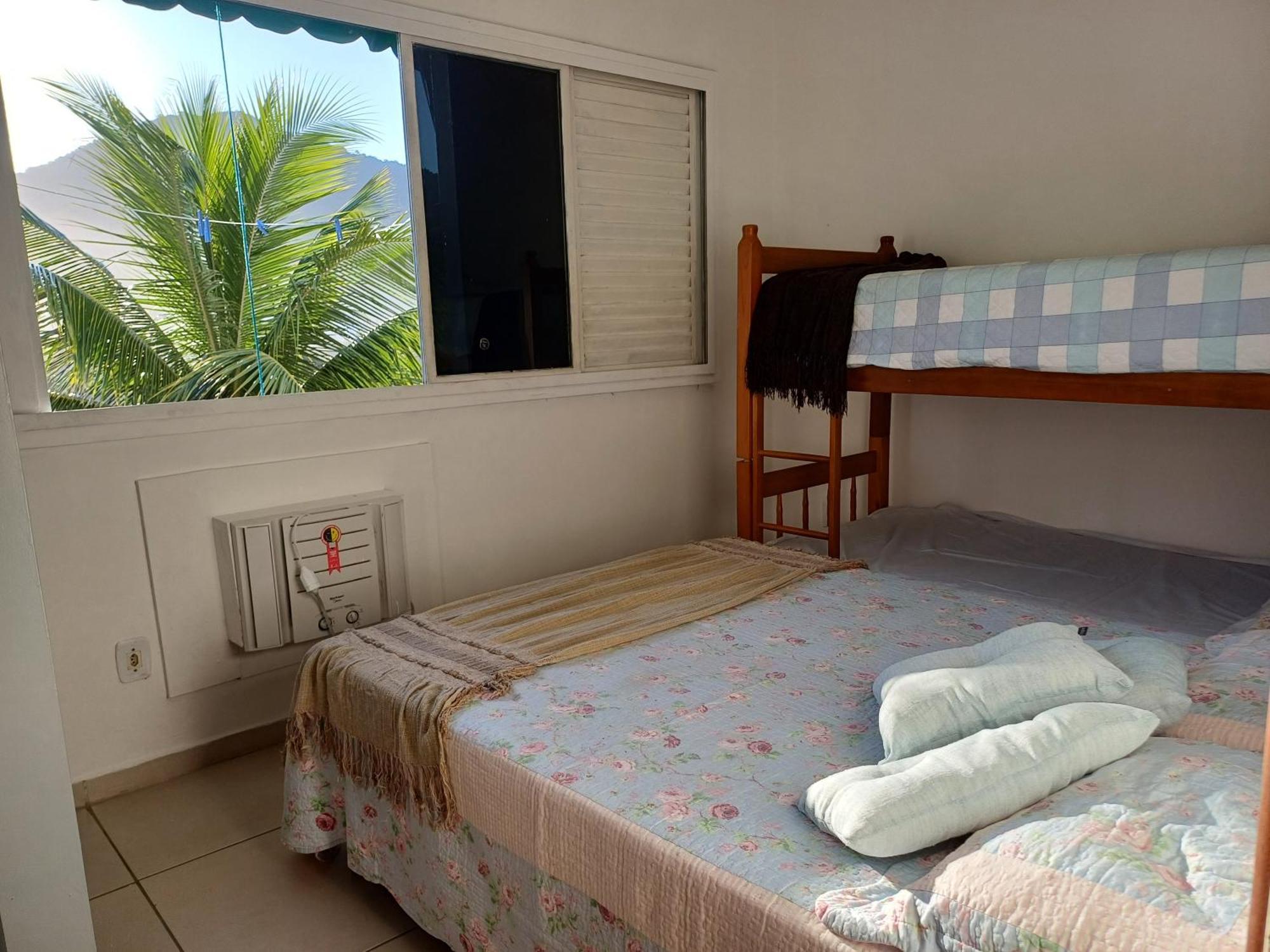 Pe Na Areia Apto 708 Ubatuba Bagian luar foto