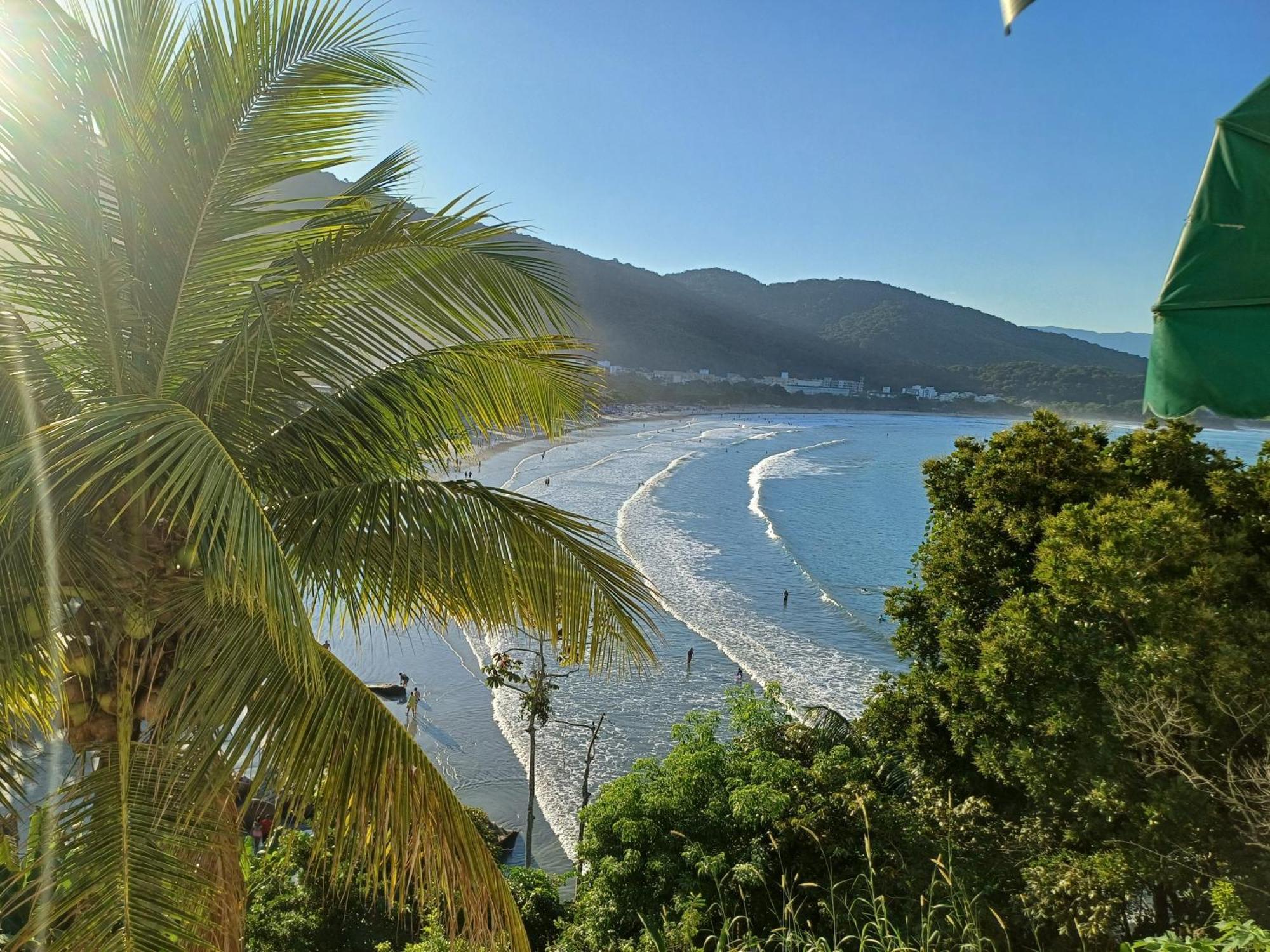 Pe Na Areia Apto 708 Ubatuba Bagian luar foto