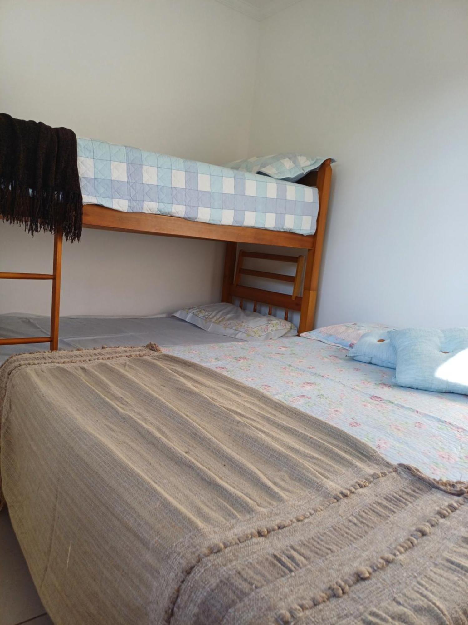 Pe Na Areia Apto 708 Ubatuba Bagian luar foto