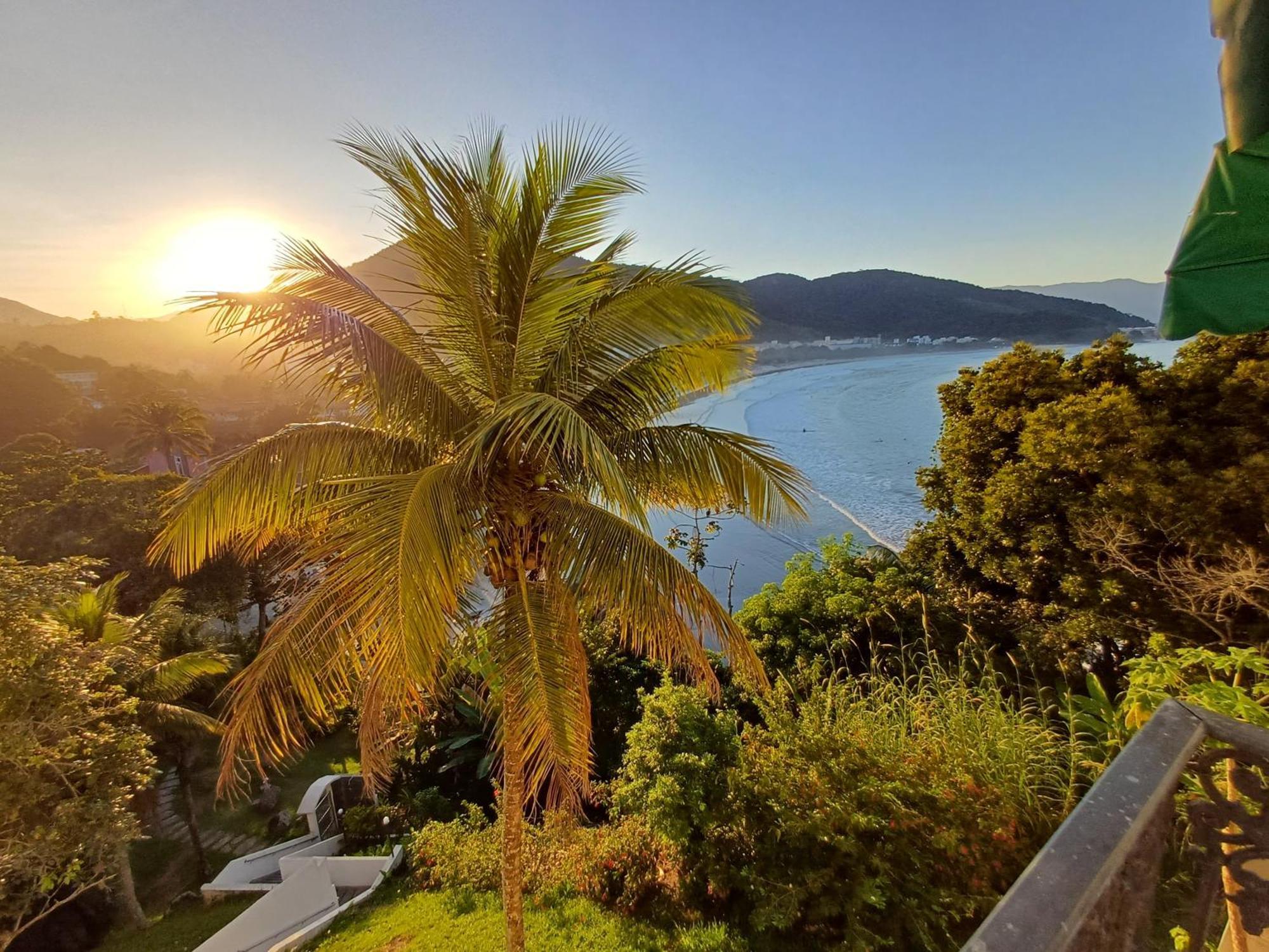 Pe Na Areia Apto 708 Ubatuba Bagian luar foto