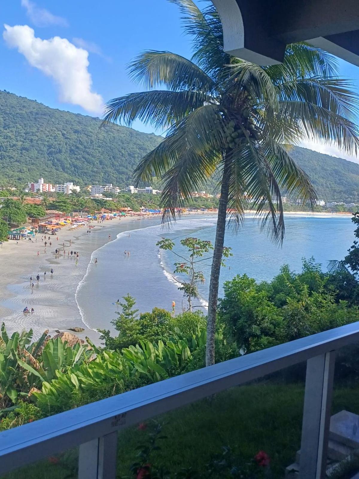 Pe Na Areia Apto 708 Ubatuba Bagian luar foto