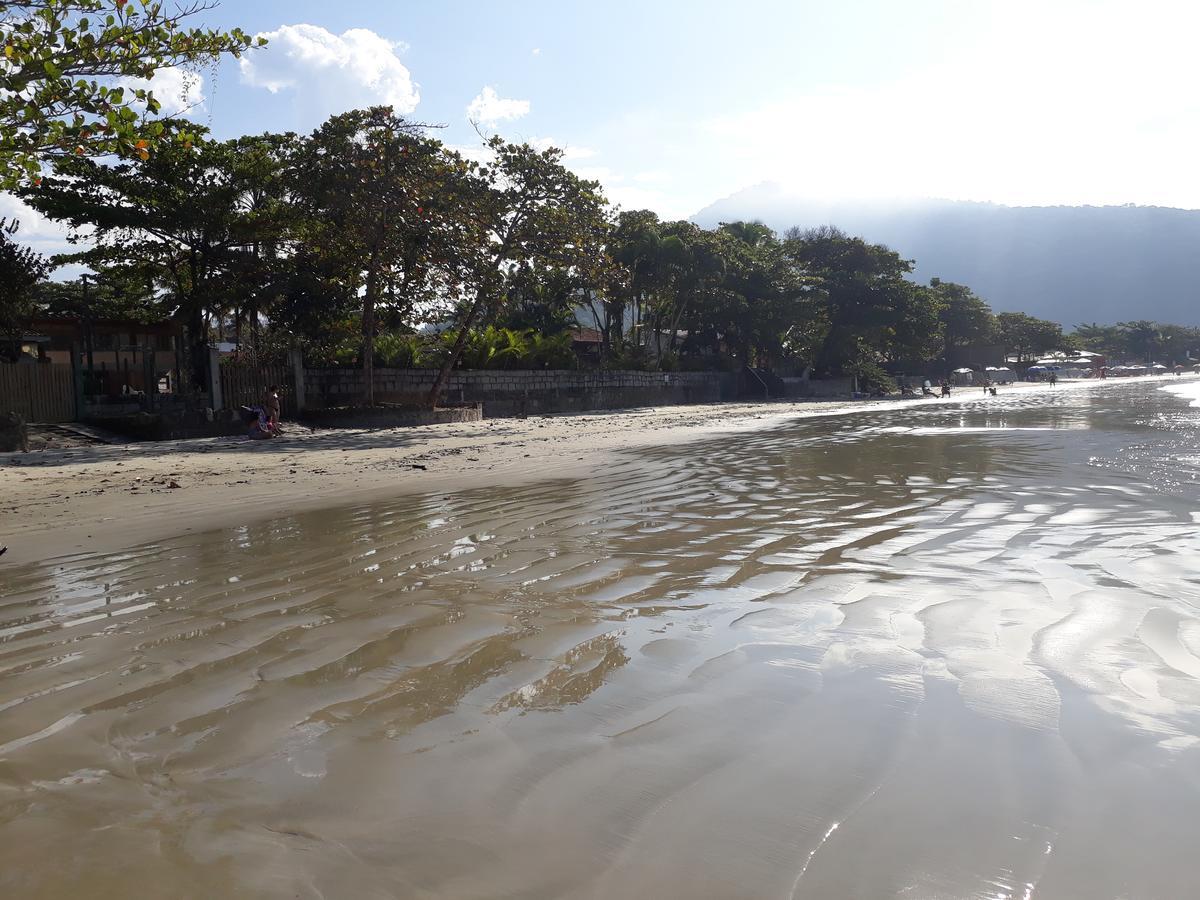 Pe Na Areia Apto 708 Ubatuba Bagian luar foto