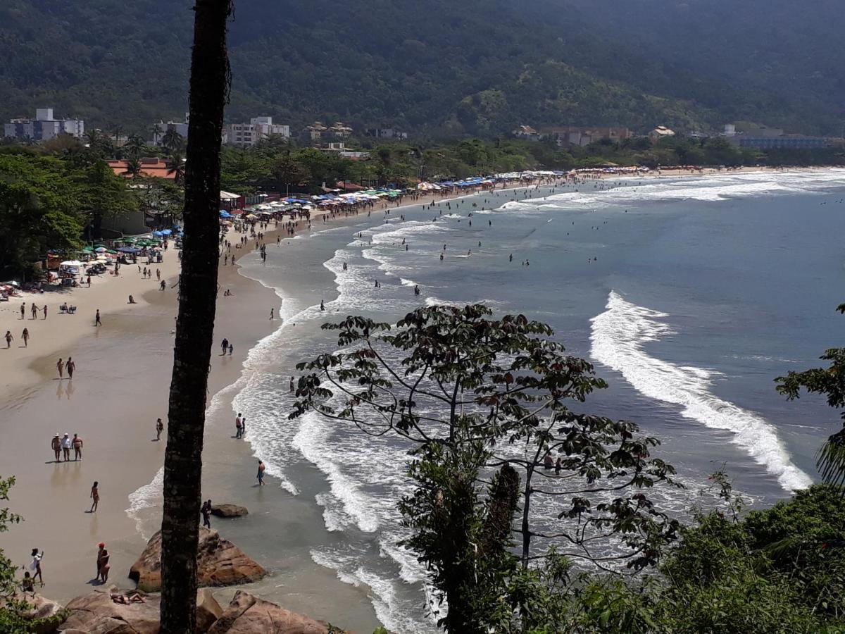 Pe Na Areia Apto 708 Ubatuba Bagian luar foto