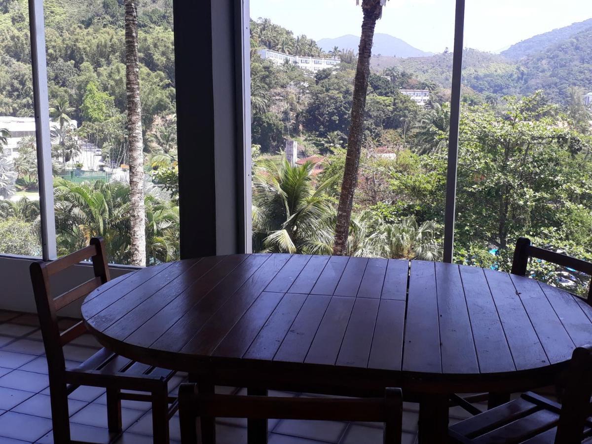 Pe Na Areia Apto 708 Ubatuba Bagian luar foto