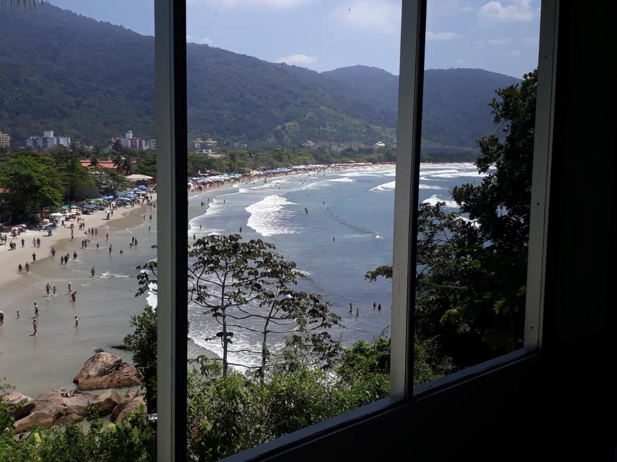 Pe Na Areia Apto 708 Ubatuba Bagian luar foto
