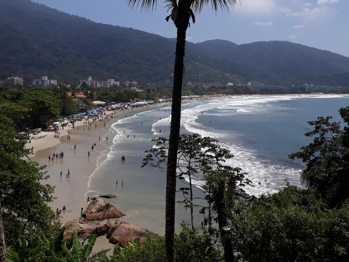 Pe Na Areia Apto 708 Ubatuba Bagian luar foto