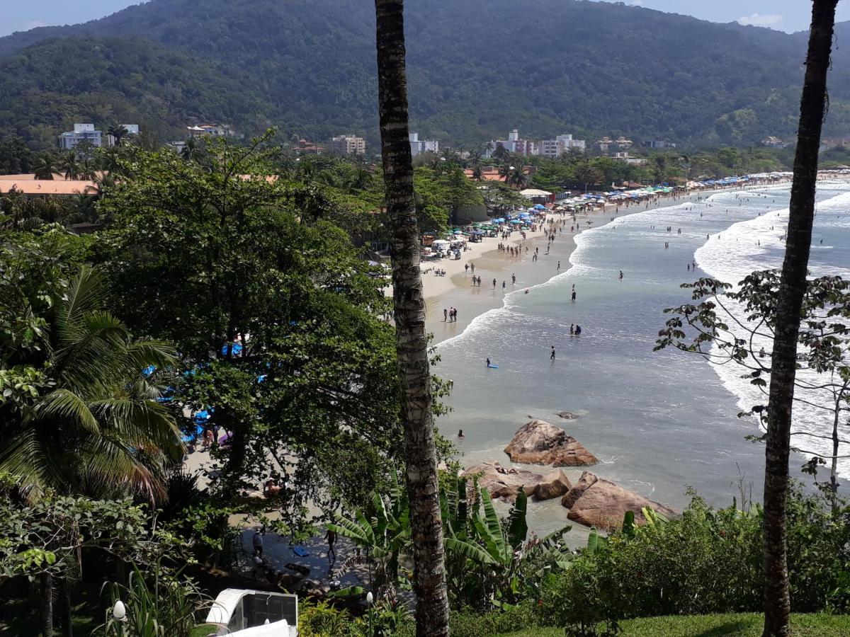 Pe Na Areia Apto 708 Ubatuba Bagian luar foto